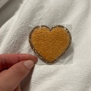 Stoney Clover Lane Glitter Heart - Pumpkin Spice
